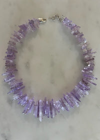 European style amethyst necklace